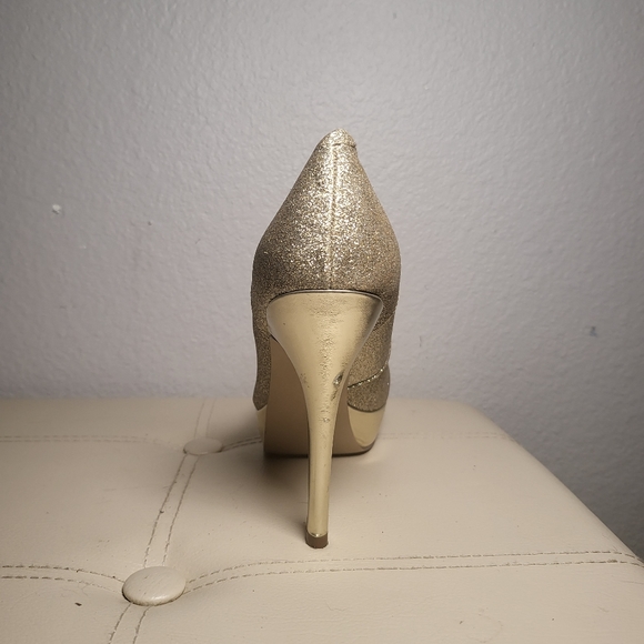 Guess Gold Glitter Heels - Picture 7 of 7